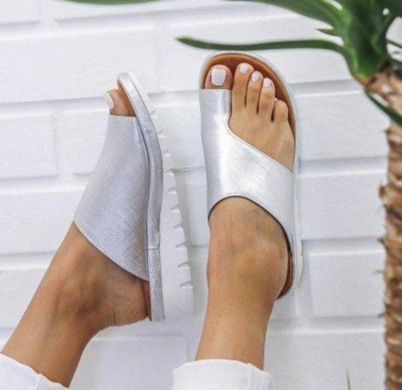 Orthopedic Slide Sandals Women Bunion Corrector Platform