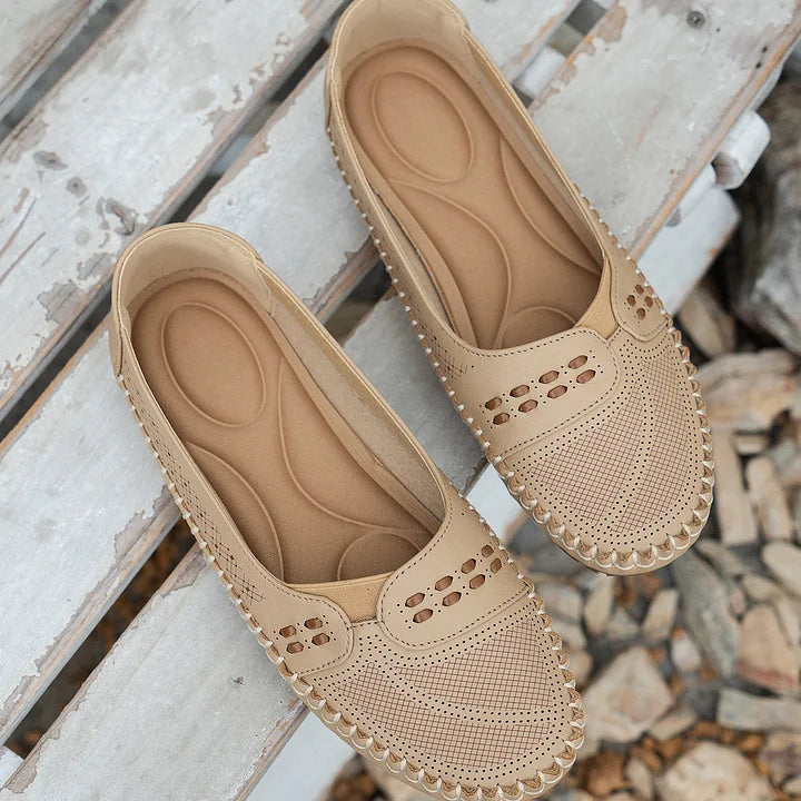 Flat Slip On Loafers with Rounded Toe for All Day Comfort