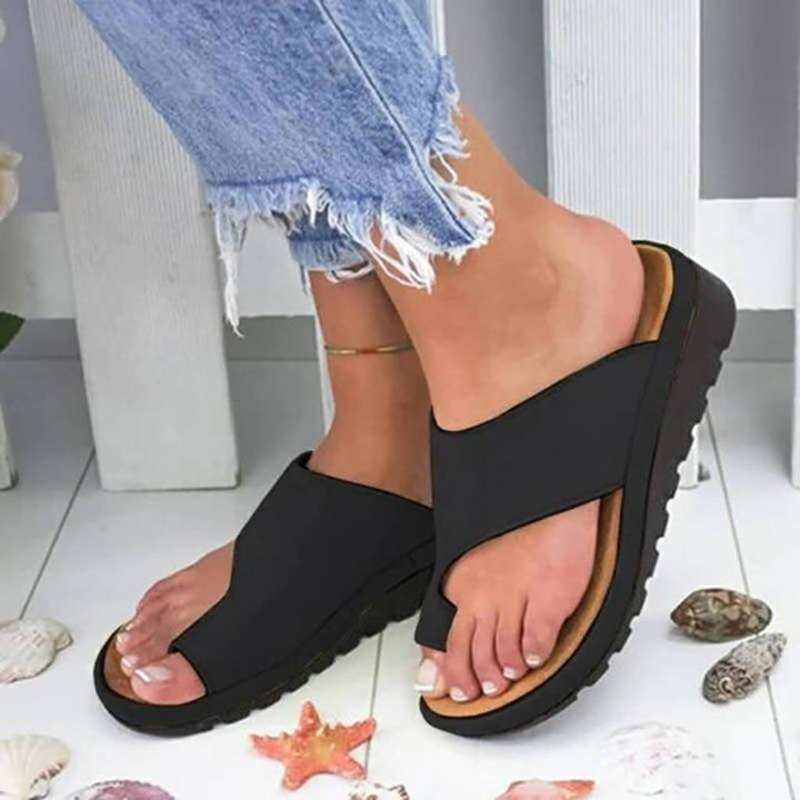 Orthopedic Slide Sandals Women Bunion Corrector Platform