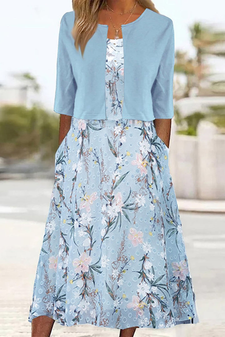 Effortless Midi Dress Breathable Lightweight Versatile Day to Eve