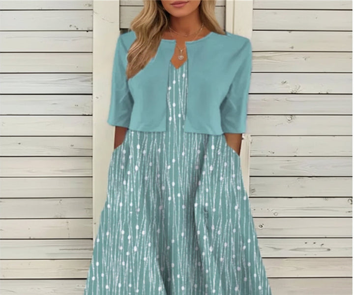 Effortless Midi Dress Breathable Lightweight Versatile Day to Eve