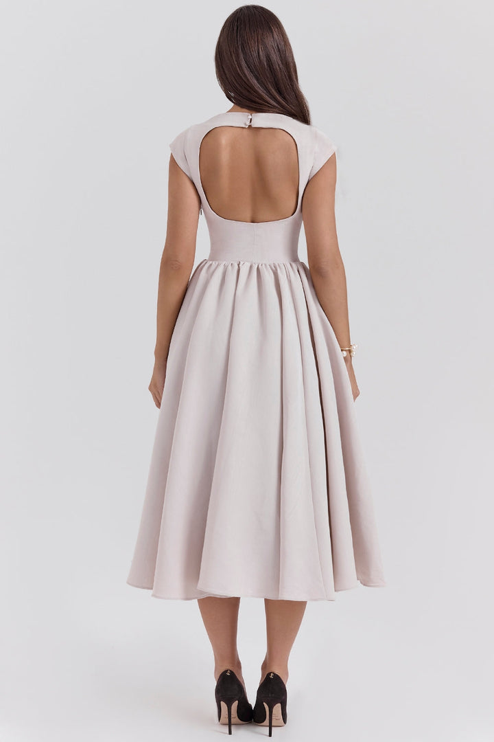 Women's Midi Dress Flowy Relaxed Fit