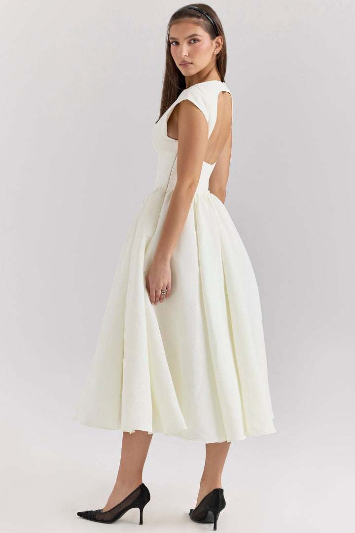 Women's Midi Dress Flowy Relaxed Fit