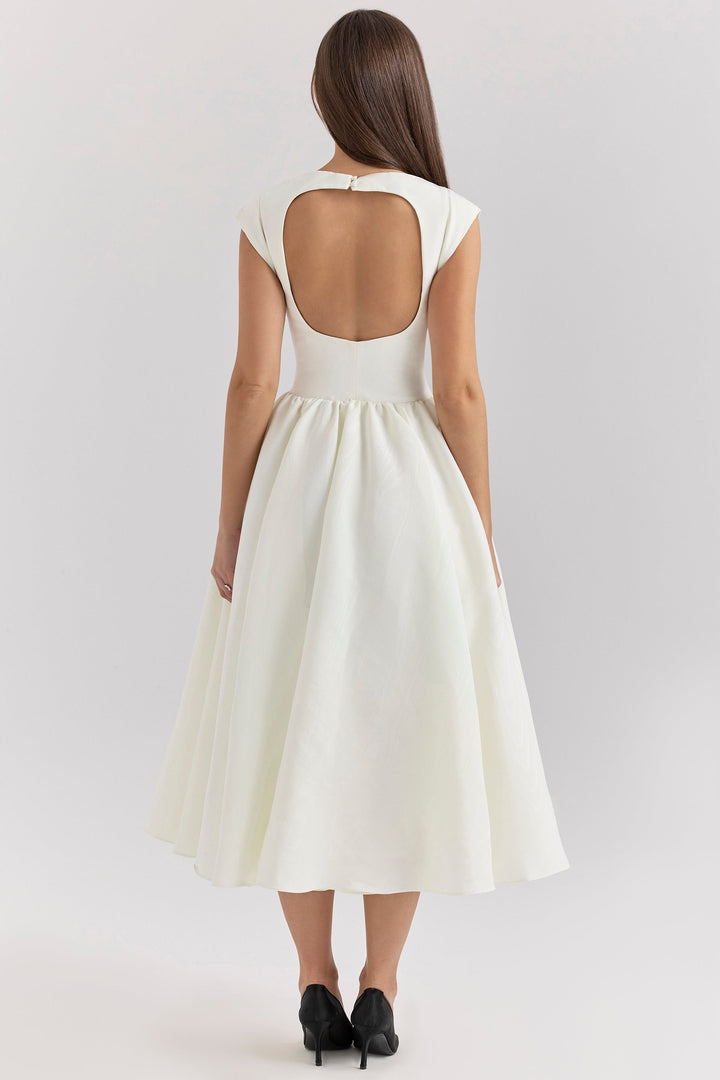 Women's Midi Dress Flowy Relaxed Fit