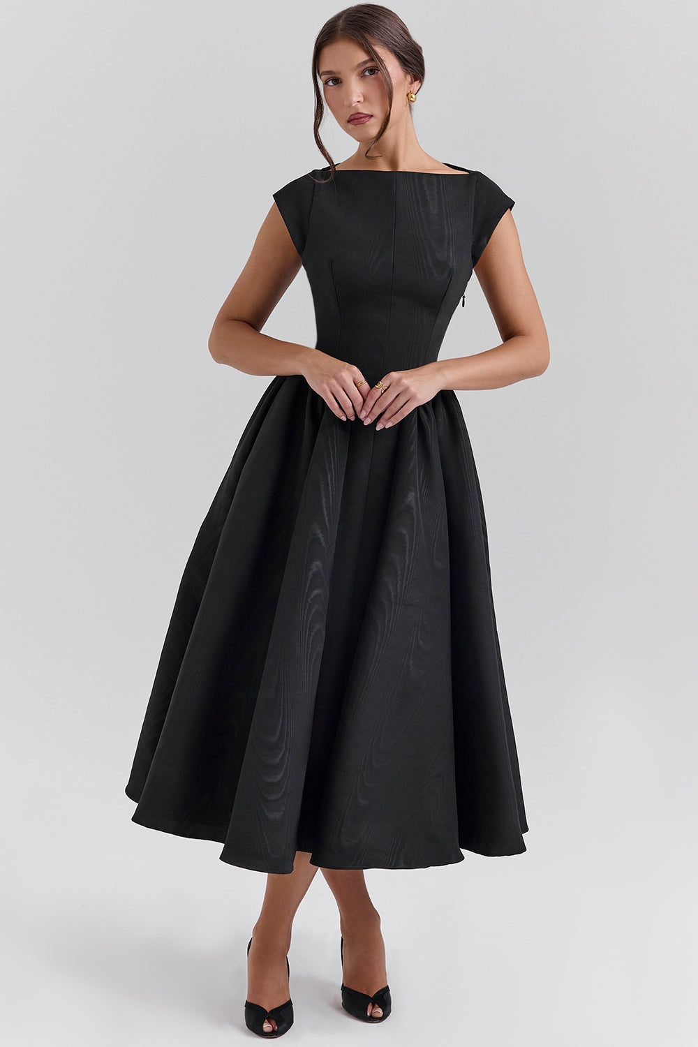 Women's Midi Dress Flowy Relaxed Fit
