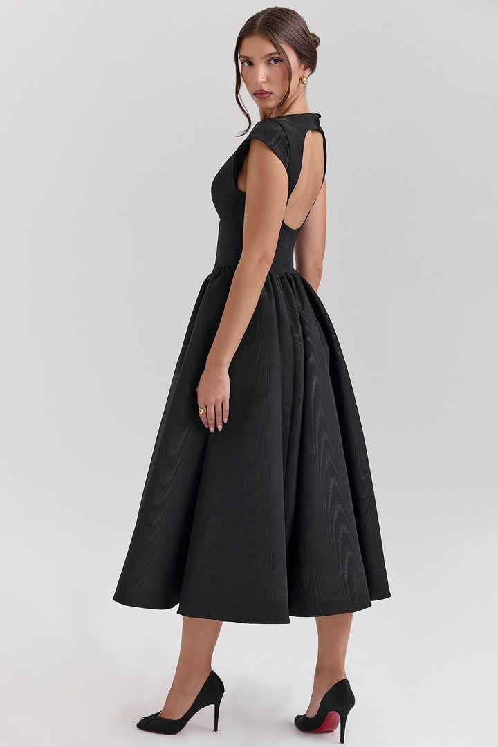 Women's Midi Dress Flowy Relaxed Fit