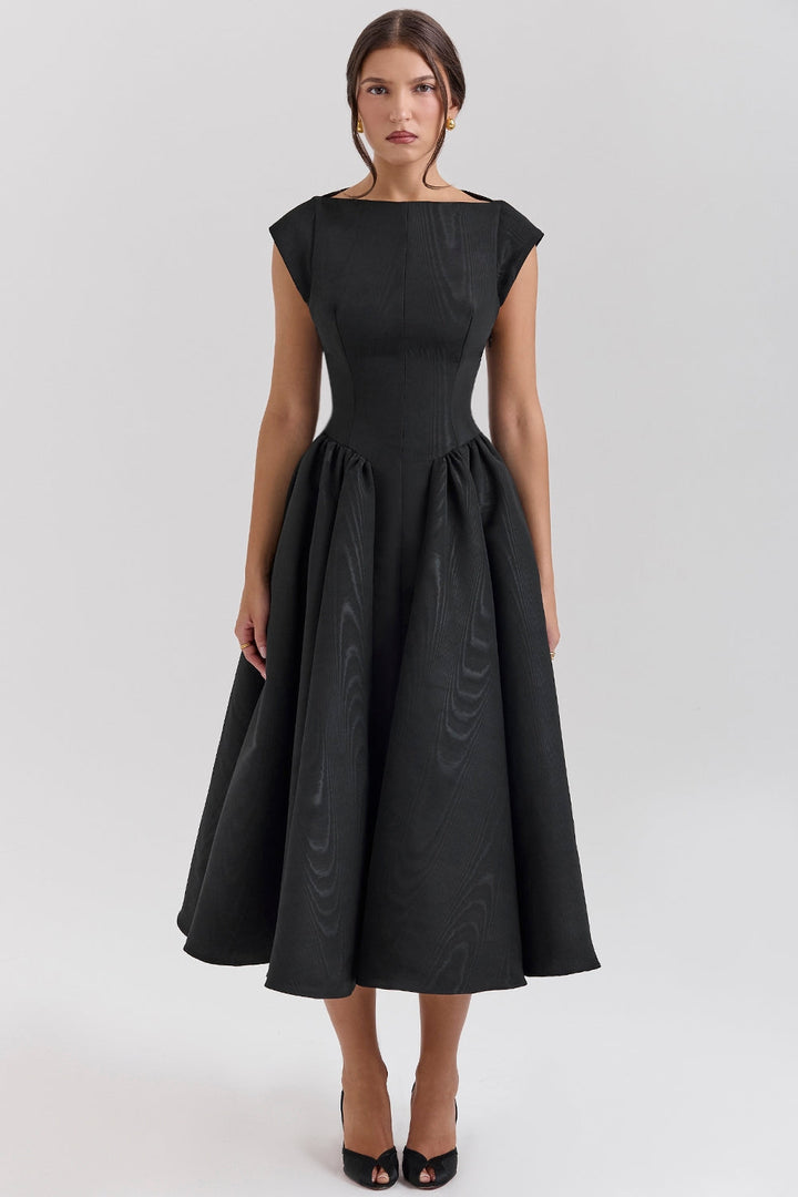 Women's Midi Dress Flowy Relaxed Fit