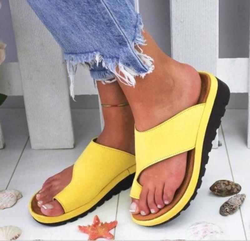 Orthopedic Slide Sandals Women Bunion Corrector Platform