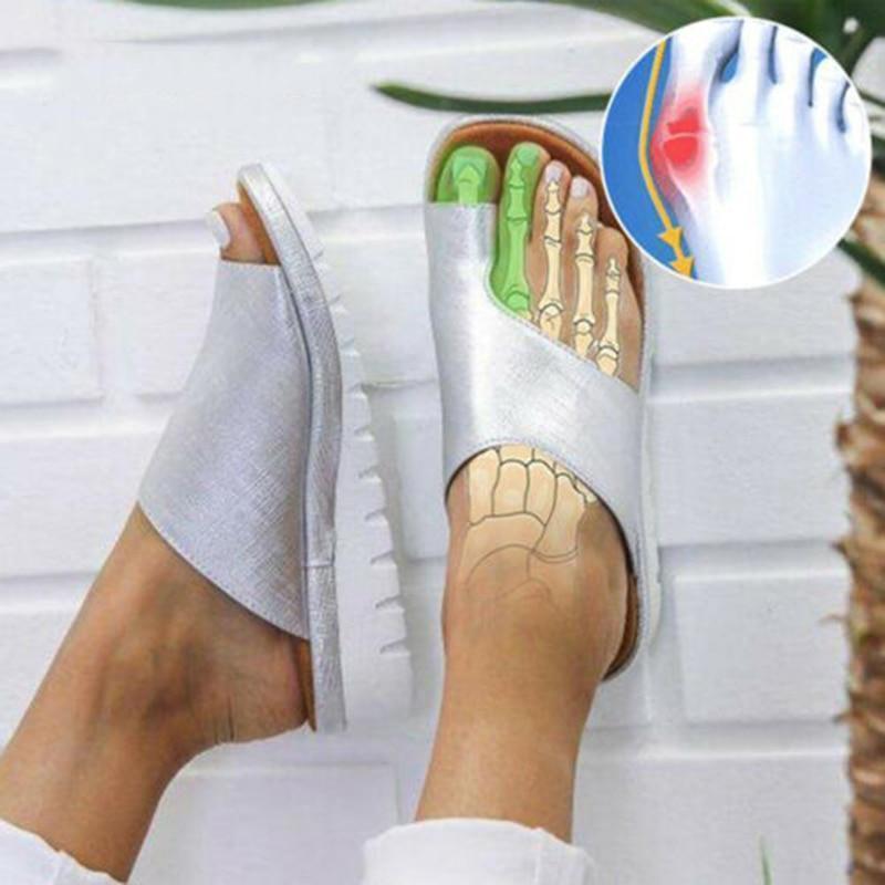 Orthopedic Slide Sandals Women Bunion Corrector Platform