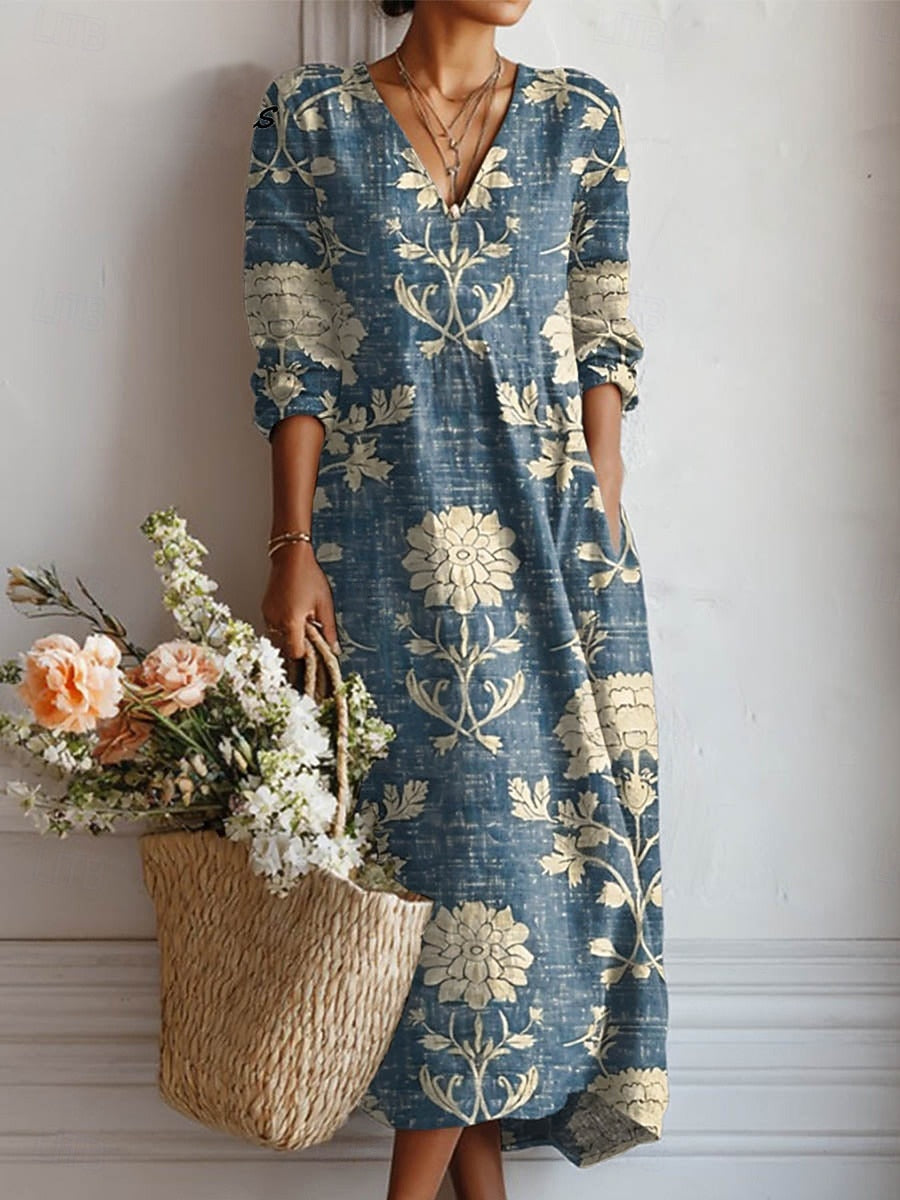 Coastal Comfort Dress Women's Relaxed Silhouette Breathable Multicolor